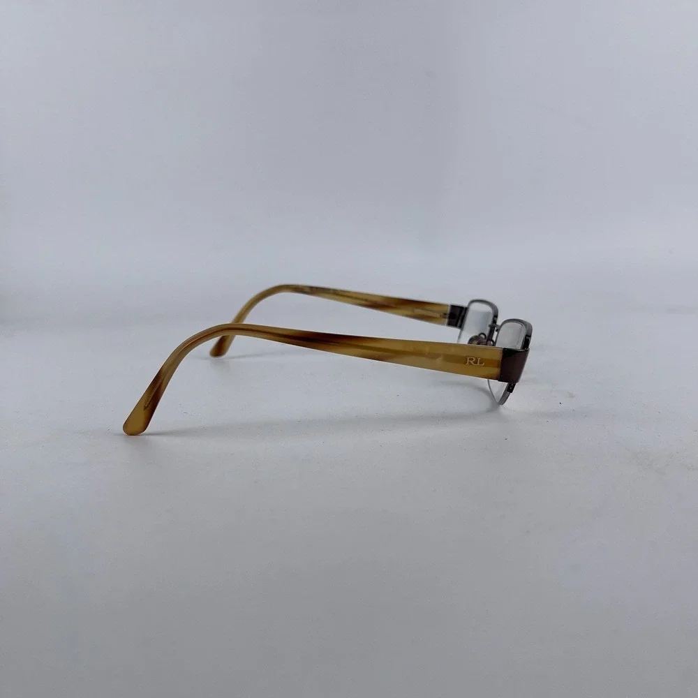 Ralph Lauren RL‎ 5034 9013 Women's Eyeglasses Frame Brown Half Rim 50-16-135mm